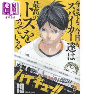 进口原版 *漫画 排球少年!! remix版 19 挑战者们2 古馆春一 日向翔阳 影山飞雄 集英社 日文原版漫画书   集英社