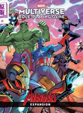 进口原版 *漫威多元宇宙角色扮演游戏 复仇者扩展 MARVEL MULTIVERSE ROLE PLAYING GAME 英文原版 Paco Medina   Marvel Comics