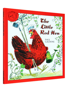 进口原版 *汪培廷推荐书单阶段一 小红母鸡 进口英文原版绘本The Little Red Hen可以用木偶剧表演的绘本 经典名家   HMH Books fo