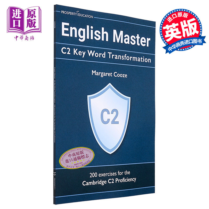 进口原版 *English Master C2 Key Word Transformation Cambridge C2 Proficiency 英语大师剑桥CPE考试关键词转换   Prosperity