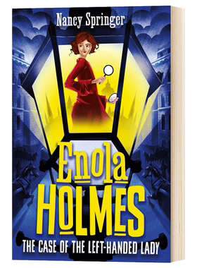 进口原版 Enola Holmes 2: The Case of the Left-Handed Lady 福尔摩斯小姐2 英版 英文原版 英文版 儿童侦探小说   Hot Key Book