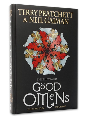 进口原版 *好兆头 插图插画版 英文原版 The Illustrated Good Omens 精装  Neil Gaiman Terry Pratchett   Gollancz