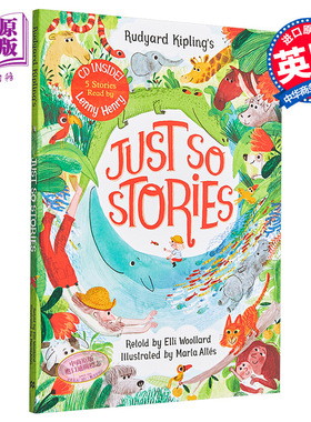 进口原版 *Marta Altes：这一些小故事 Rudyard Kipling's Just So Stories 精品绘本 经典童书 带CD 5岁以上 英文   Macmillan UK