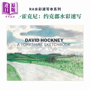 进口原版 *大卫·霍克尼水彩画册David Hockney：约克郡水彩速写 进口艺术 A Yorkshire Sketchbook 水彩艺术   Royal Academy of