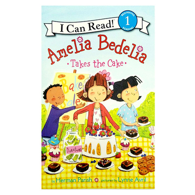 进口原版 英文原版 Amelia Bedelia Takes the Cake[4-8岁]   HarperCollins
