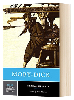 进口原版 Moby-Dick 大白鲸 诺顿文学解读系列 英文原版 Herman Melville 美国文学选集Norton Anthology American Literature