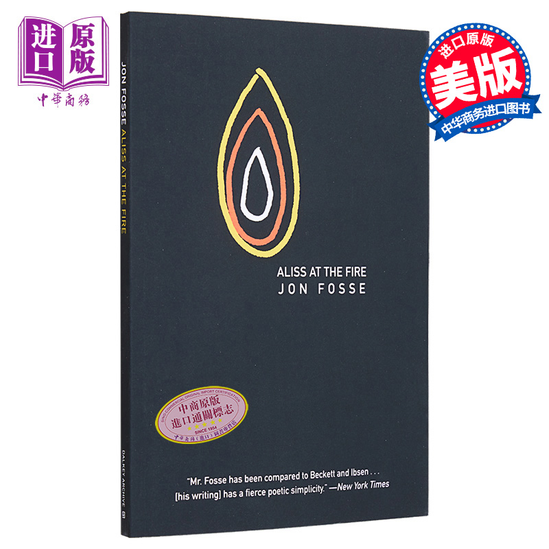 进口原版 *23年诺贝尔文学奖得主 约恩福瑟 艾丽丝在火场 Aliss at the Fire 英文原版 Jon Fosse 婚姻和人类命运   Dalkey Archiv