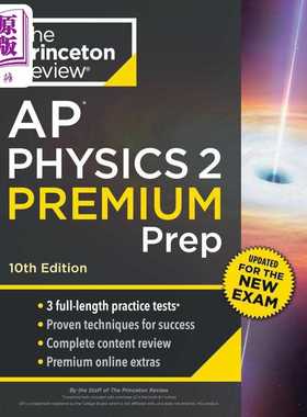 进口原版 *Princeton Review AP Physics 2 Premium Prep 普林斯顿AP考试高级备考指导 物理   Princeton Review