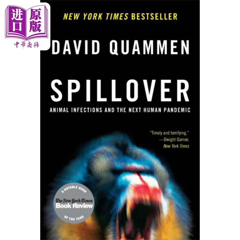 进口原版 * 致命接触 动物感染和下一次人类流行病 英文 Spillover Animal Infection   WW Norton