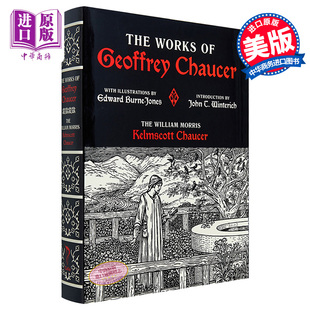 ChaＵＣer 精裝 英文原版 Editions William Geoffrey Morr Calla Works 插圖版 杰弗雷·喬叟作品集 進口原版 The