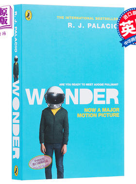 进口原版 *奇迹男孩（电影版）英文原版 Wonder (Film Tie-in) R J Palacio 帕拉秋 电影小说 温馨励志 同名电影   Puffin