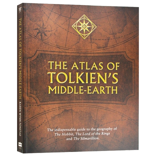 进口原版 托尔金中土世界地图设定集 The Atlas of Tolkien's Middle-earth 英文原版 指环王 霍比特 魔戒 精灵宝钻 中洲的历史