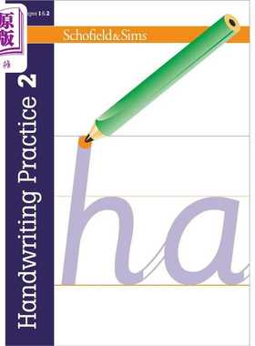 进口原版 *英国S&S教辅 Handwriting Practice Book 2: KS2, Ages 7-11 手写练习 2（7-11岁）英文原版  英语单词手   Schofield &
