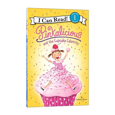 进口原版 Pinkalicious and the Cupcake Calamity 英文版 粉红控和纸杯蛋糕 I Can Read Level 1分级读物 英文原版 进口英语原