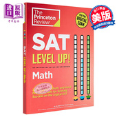 助你在数字SAT考试中取得成功大学入学考试SAT 普林斯顿SAT数学提升300 进口原版 Math 道易中难练习题 Princeton Level
