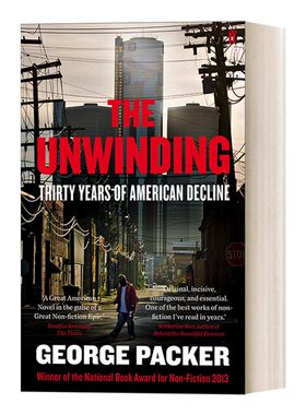 进口原版 The Unwinding 下沉年代 美国梦碎三十年 乔治middot帕克 美国国家图书奖   Faber