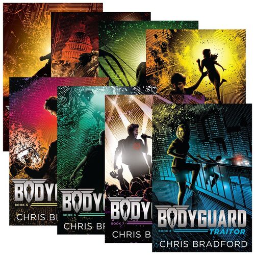进口原版 Bodyguard 保镖系列8册 Chris Bradford克里斯 布拉德福德 国际学校推荐系列书 英文版 进口英语原版书籍 英文原版