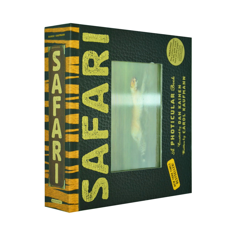 进口原版 *光与影视觉书系列 会动的3D图片书 草原 英文原版 Safari:A Photicular Book 纽约时报畅销书   Workman Publishing