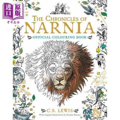 进口原版 *纳尼亚传奇涂色书  The Chronicles of Narnia Colouring Book 英文原版 C S  Lewis 休闲娱乐   HarperCollins