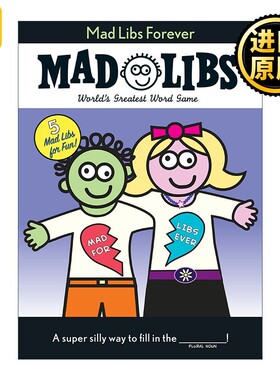进口原版 Mad Libs Forever 永远的疯狂填词游戏 英文原版   Mad