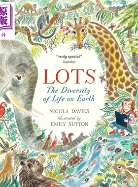 进口原版 *Lots:the diversity of life on earth 很多:地球上生命的多样性 英文原版 5岁以上 少儿科普绘本 Nicola   Walker UK