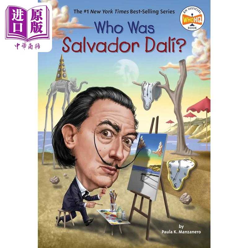 中商原版 *谁是萨尔瓦多达利Who Was Salvador Dali 英文原版 儿童人物传记读物故事书 人文百科 进口儿童读物8-12   Penguin USA