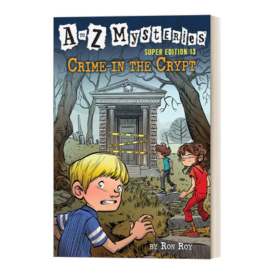 进口原版 Crime in the Crypt A to Z Mysteries Super Edition #13 地穴中的犯罪 神秘案件特别版13 英文版 进口英语原版书籍