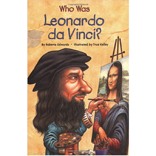 进口原版 *[英文原版]Who Was Leonardo da Vinci? 谁是莱昂纳多·达·芬奇 ？   Grosset & Dunlap