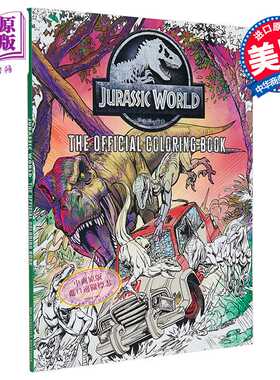 进口原版 *侏罗纪世界 涂色书 英文原版 Jurassic World The  Coloring Book Insight Editions 涂色书 影视相关   Insight Editio
