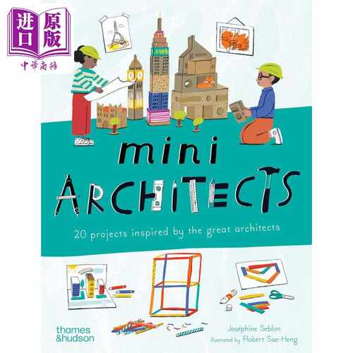 进口原版 *小小建筑师 Mini Architects 英文原版 儿童科普绘本 知识百科图画书 进口童书   Thames and Hudson Ltd