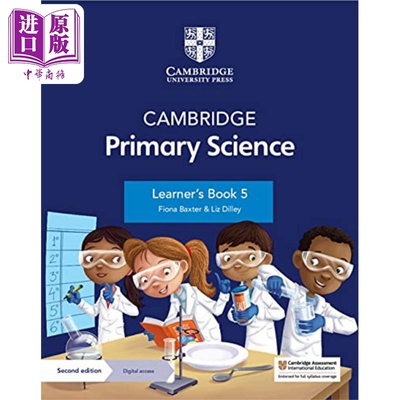 进口原版 *NEW Cambridge Primary Science Learner's Book 5 with Digital Access (1 Year) 剑桥小学科学学生书五   Cambridge
