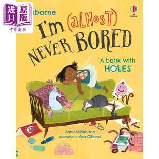 进口图书 Almost 从不无聊 Bored 进口原版 儿童精装 英文原版 Usb 想象力激发 Never 故事图画书 绘本 Pub Usborne 尤斯伯恩