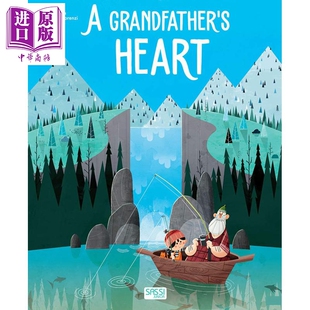 进口原版 *Irena Trevisan Grandfather’S Heart 爷爷的爱心 精品绘本 低幼故事绘本亲子关系 精装 英文原版 3-6岁   Sassi Plubl