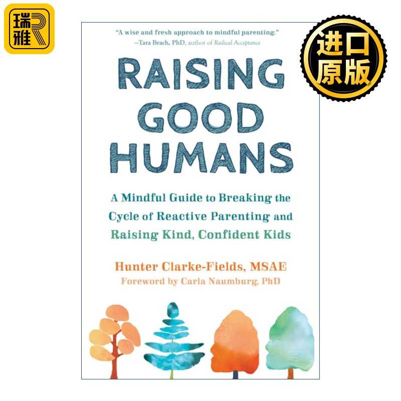 进口原版 Raising Good Humans 养出好孩子 打破敏感亲子怪圈 养育善良自信孩童 英文原版   New