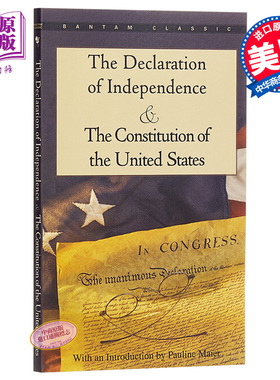 进口原版 *独立宣言与美国宪法 英文原版 The Declaration of Independence   Bantam Classic & Loveswept