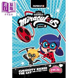 Trujillo 瓢虫少女Q版 卷2 Chibi Vol 好奇害死猫与其他故事 进口原版 Papercutz 英文原版 Josh Miraculous