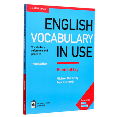 进口原版 *English Vocabulary in Use Elementary Book with Answers and Enhanced剑桥入门级英语词汇 英式英语    CAMBRIDGE UN