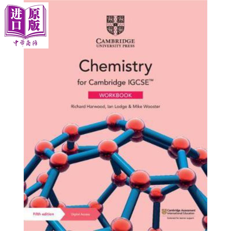 进口原版 *剑桥大学出版化学NEW Cambridge IGCSE Chemistry Workbook with Digital Access (2 years)   Cambridge University