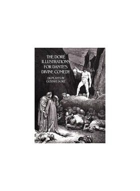 进口原版 *但丁：神曲 古斯塔夫 多雷插画版 英文原版 The Dore Illustrations for Dante's Divine Comedy Gustave   Dover Publi