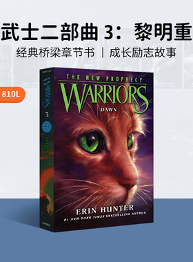进口原版 猫武士第二部曲 3 黎明重现Dawn  Erin/Hunter Harper Collins