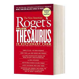 进口原版 新美国罗格大学词典 修订和更新 英文原版 New American Roget's College Thesaurus in Dictionary Form 英文版 进口