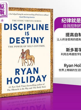 进口原版 *纪律就是命运 自我控制的力量 Discipline is Destiny Power of Self-Control 英文原版 Ryan Holiday 斯   Profile Boo