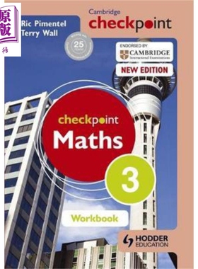 进口原版 *Cambridge Checkpoint Maths Workbook 3 英文原版 检查点数学练习册3 Ric Pimental   Hodder