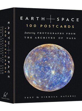 进口原版 地球与太空100张明信片 英文原版 Earth and Space 100 Postcards 宇宙星球 英文版 Nirmala Nataraj 进口原版英语书