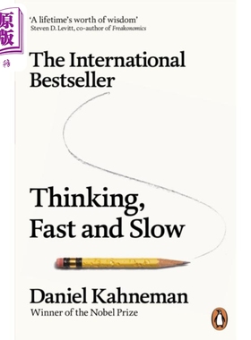 进口原版 *快思慢想 英文原版 Thinking Fast and Slow Daniel Kahneman   Penguin UK
