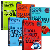 银河系搭车客指南 Guide 英文原版 the The 银河系漫游五部曲 42周年纪念版 进口原版 Adams Hitchhiker Douglas Galaxy