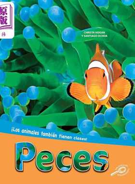 进口原版 *Spanish Science Readers Peces 1-3年级 6-9岁 西班牙语原版少儿科普读物 鱼类 非小说类阅读   Rourke
