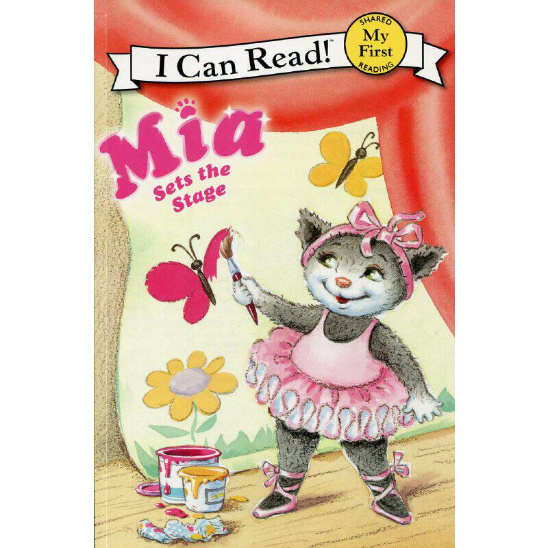 进口原版 英文绘本 原版进口 Mia Sets the Stage 米娅的舞台  [4-8岁]   HarperColl