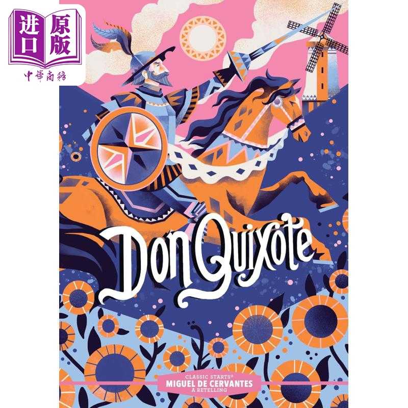 进口原版 *开始读经典 唐吉诃德 Classic Starts Don Quixote 英文原版 经典文学故事 精简版插图章节书 名著读物    Union Square