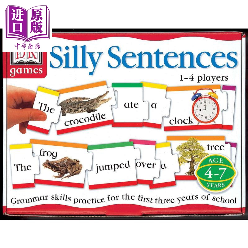 中商原版 *DK Games DK游戏愚蠢的句子书 Silly Sentences Book Supplement 亲子英语学习英文语法句子 英文原版 3-   DK USA